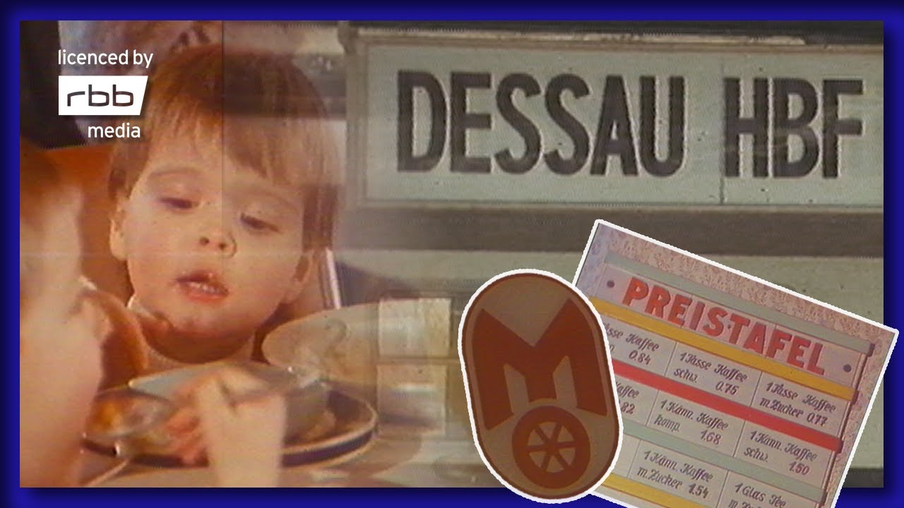 Test der Mitropa-Gaststätten in der DDR, 1987 | Halle, Bitterfeld, Dessau