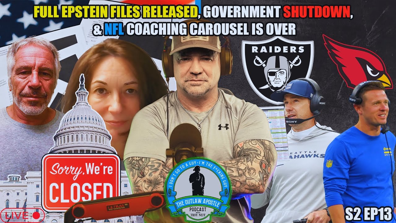 FULL EPSTEIN FILES RELEASED, GOVERNMENT SHUTDOWN, & NFL COACHING CAROUSEL IS OVER (TOLAP S2 EP13)