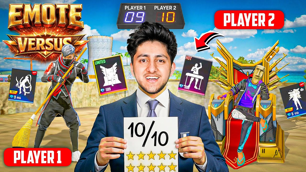 Expensive Emote Versus In Free Fire Factory Roof 💀 Who Will Win As Gaming Vs Akshay!