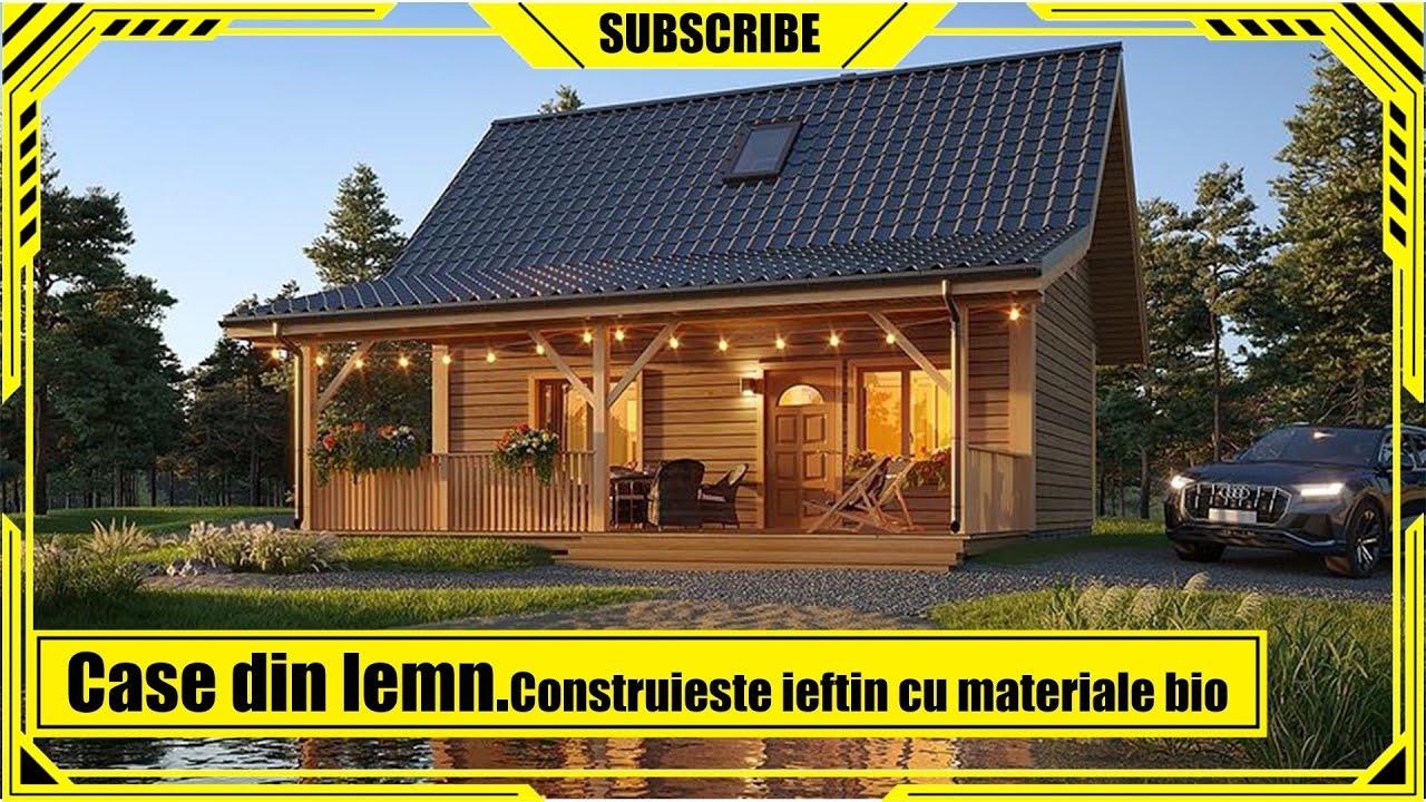 🏡10 Modele superbe de case din lemn❌Elegante si ieftin de construit.