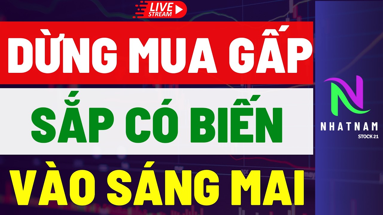 🔴 DỪNG MUA GẤP! SẮP CÓ BIẾN VÀO SÁNG MAI  | TRONG NGUY LUÔN CÓ CƠ HỘI