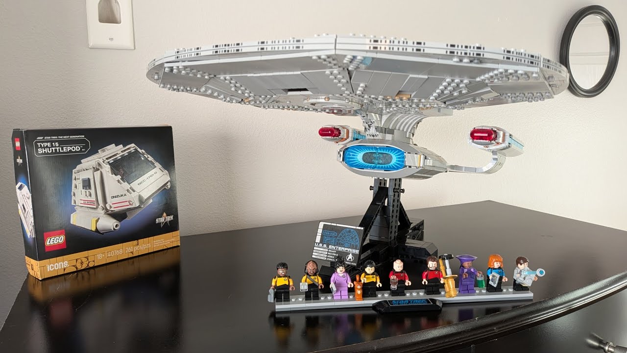 LEGO Star Trek Enterprise NCC-1701D, Star Trek TNG, It's Finished!!!!