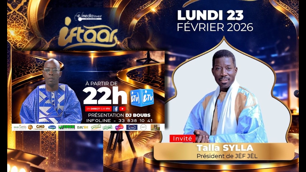 🛑 |DIRECT| IFTAAR DU 23 FÉVRIER 2026 AVEC DJ BOUBS INVITE TALLA  SYLLA