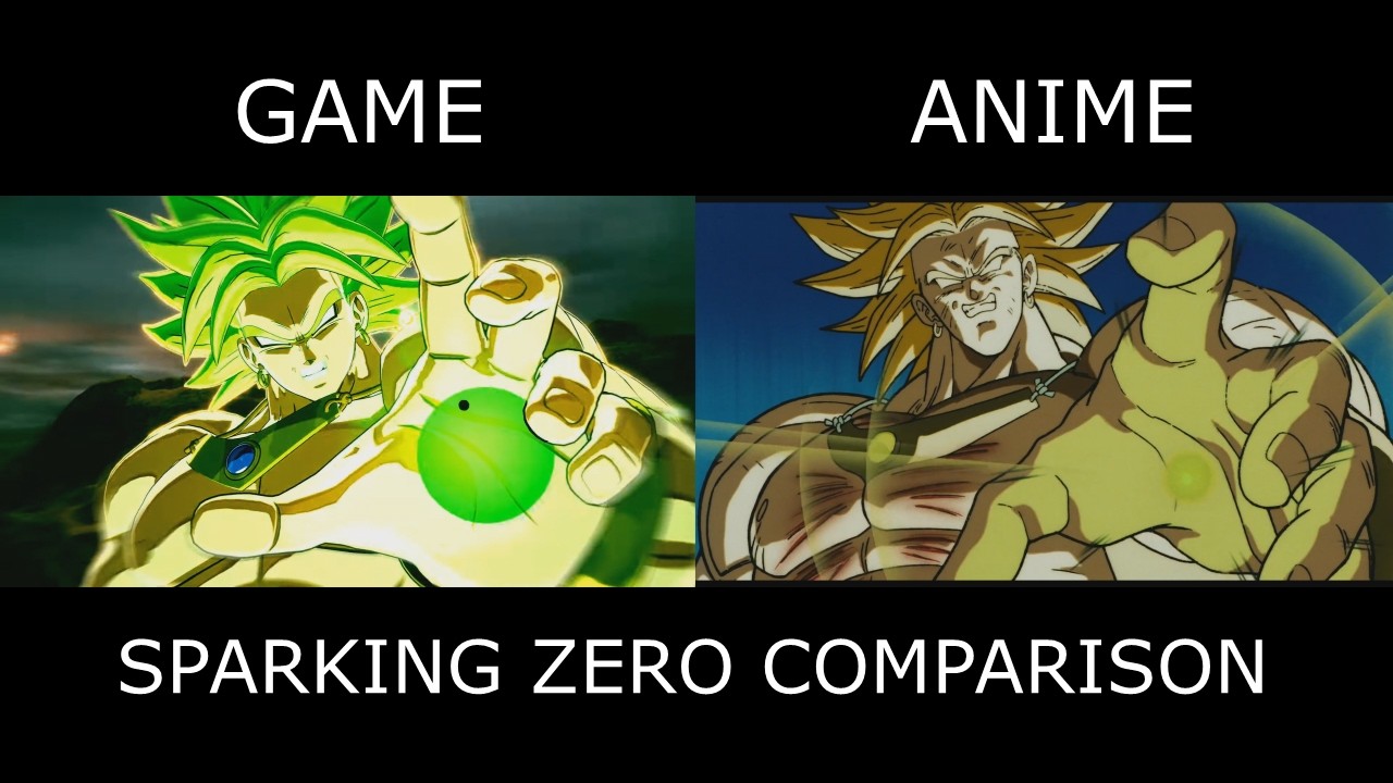 Sparking Zero Anime Side by Side Comparison - Full Roster Trailer