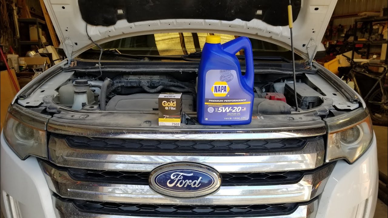 2013 3.5L V6 Ford Edge Oil Change