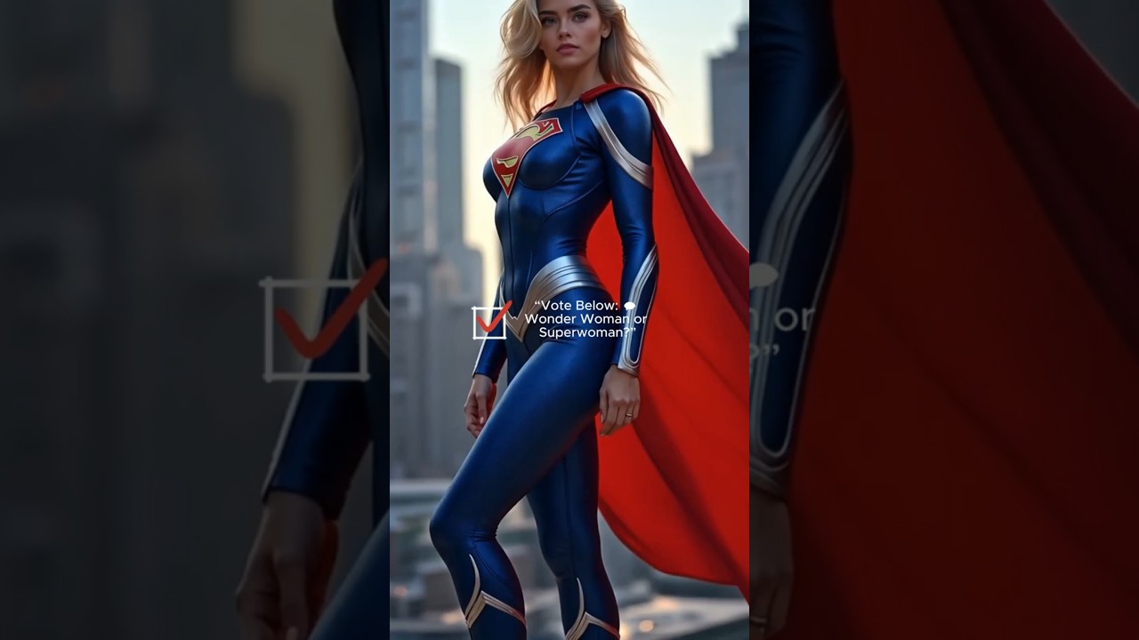 Wonder Woman vs Superwoman &ndash; Who Wins? 💥 | Epic AI Battle #shorts