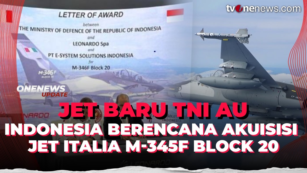 Sah! Jet Tempur M-346F Block 20 Akan Menjadi Senjata Baru Indonesia | OneNews Update