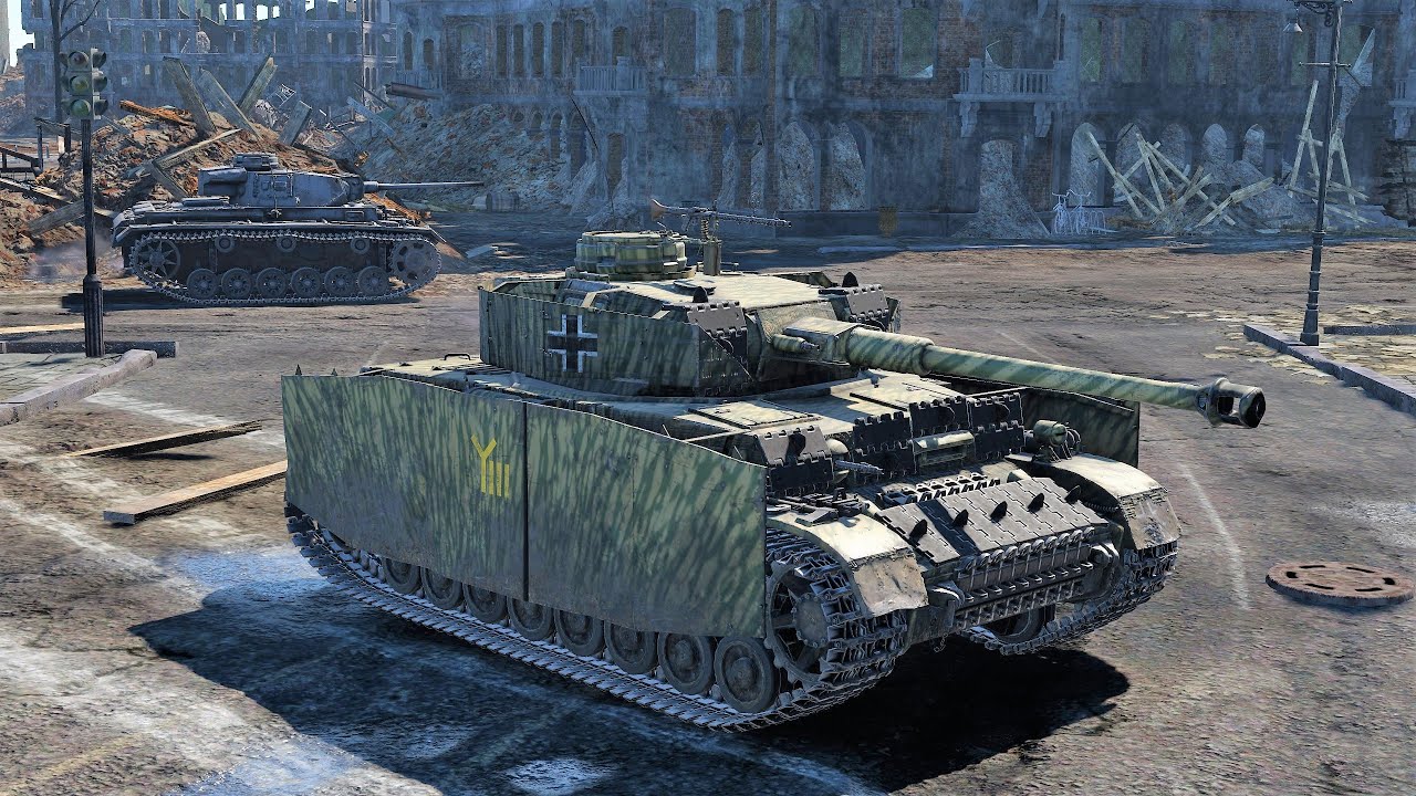 War Thunder: Germany - Pz.IV H / Pz.IV J Gameplay [1440p 60FPS]