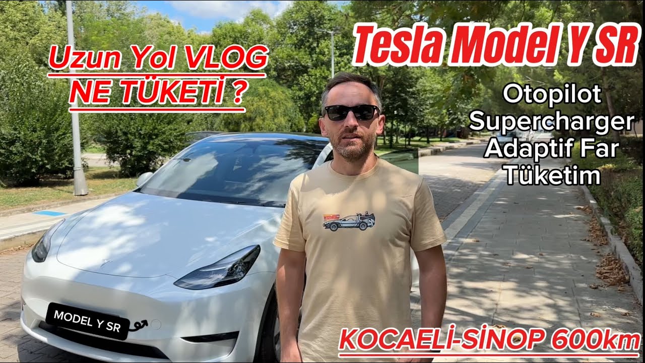 TESLA MODEL Y SR İLE UZUN YOL: KOCAELİ-SİNOP 600KM VLOG TÜM DETAYLARIYLA