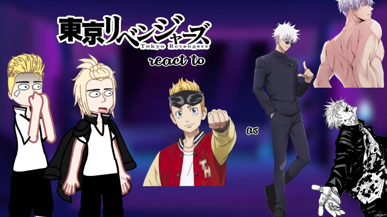 Токийские мстители реагируют на Такемичи как Годзё Сатору || 2x || дзю-дзюцу кайсен || плохое видео