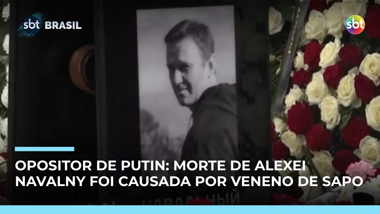 Morte de Alexei Navalny, opositor de Putin, foi causada por veneno de sapo | #SBTBrasil