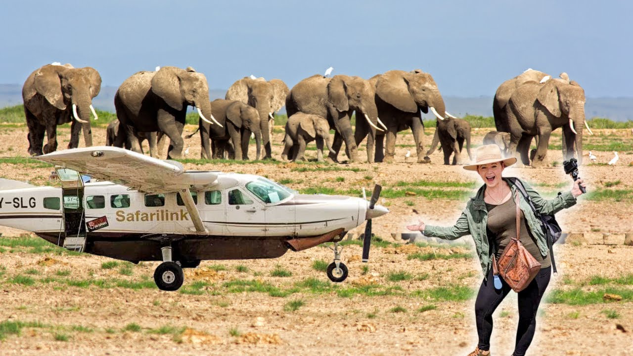 Flying to MAASAI MARA FROM NAIROBI - KENYA SAFARI FLY-IN