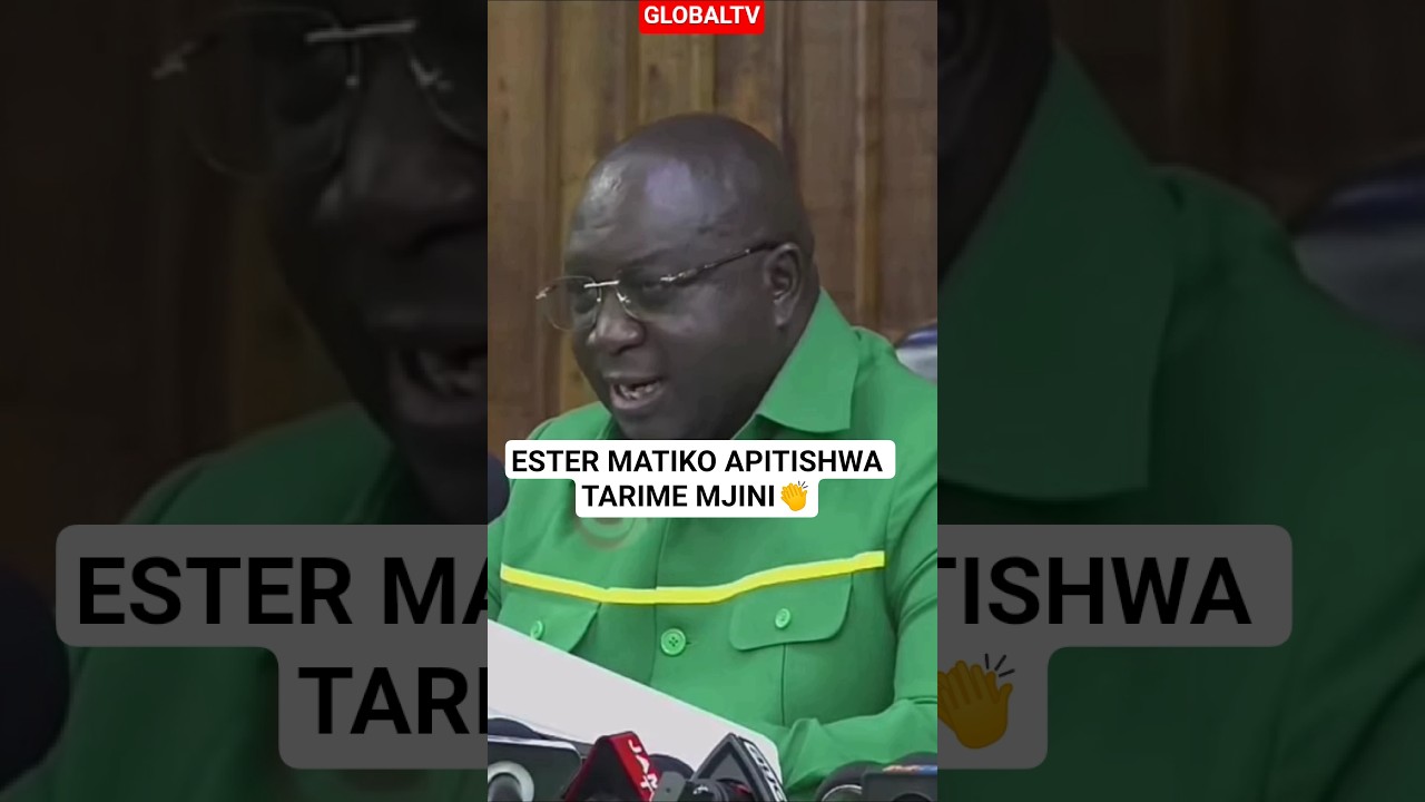 ESTER MATIKO APITISHWA TARIME MJINI👏 #globaltv #breaking #shortvideo #tanzania #ccm #live