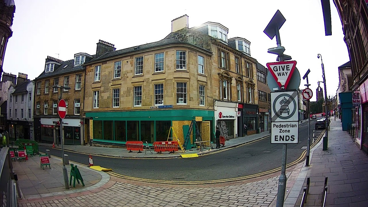 Time lapse of restoration to heritage shop front, 41 Paisley High Street Renfrewshire Council