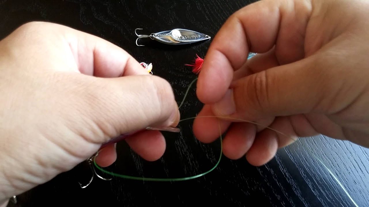 Rapala fishing knot. Рыболовный узел Rapala.