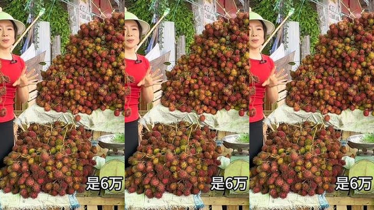 热带水果买到拿不动，司机和老公俩人抬着走#国外什么值得买 #千万生活dou来拍