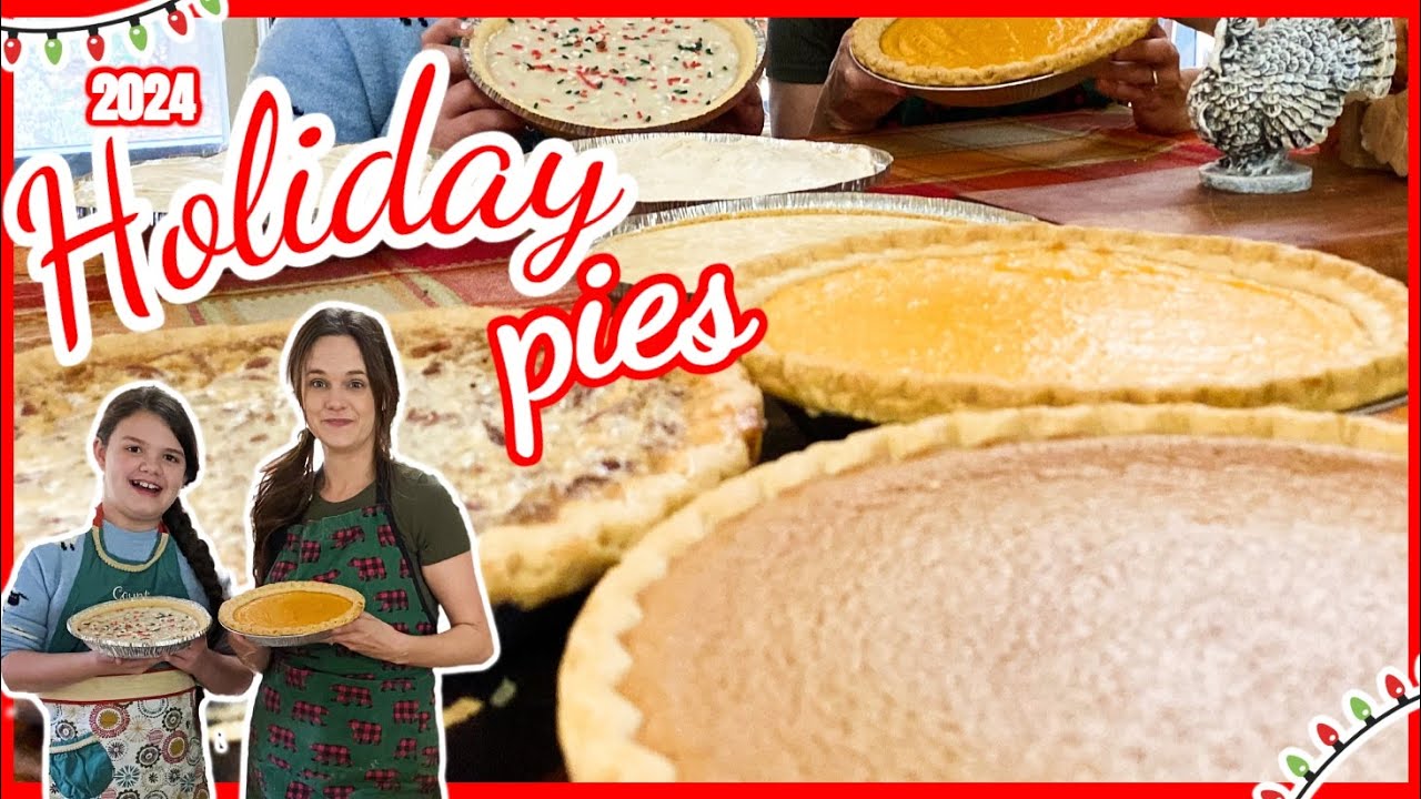 The ONE you’ve been waiting for! Pie Day in the South y'all! 🥧 Making 10 Holiday Pies in one day!