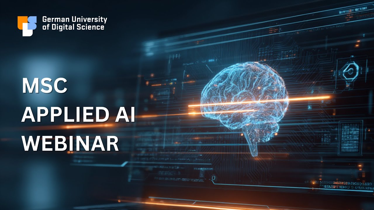 MSc Applied AI at German UDS | Full Webinar Recording | 24.07.2025
