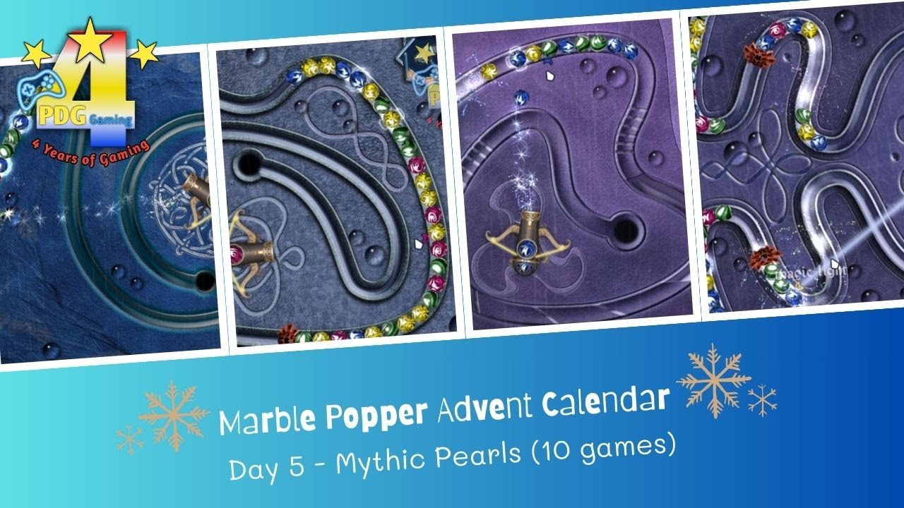 Marble Popper Advent Calendar || Day 5 || Mythic Pearls (10 games)