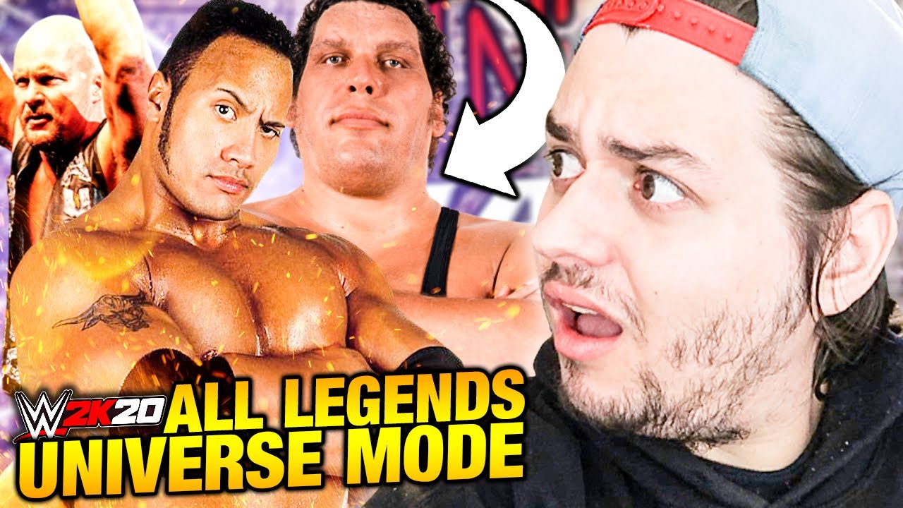 I Made An All Legends WWE 2K20 Universe Mode And IT BROKE The Game