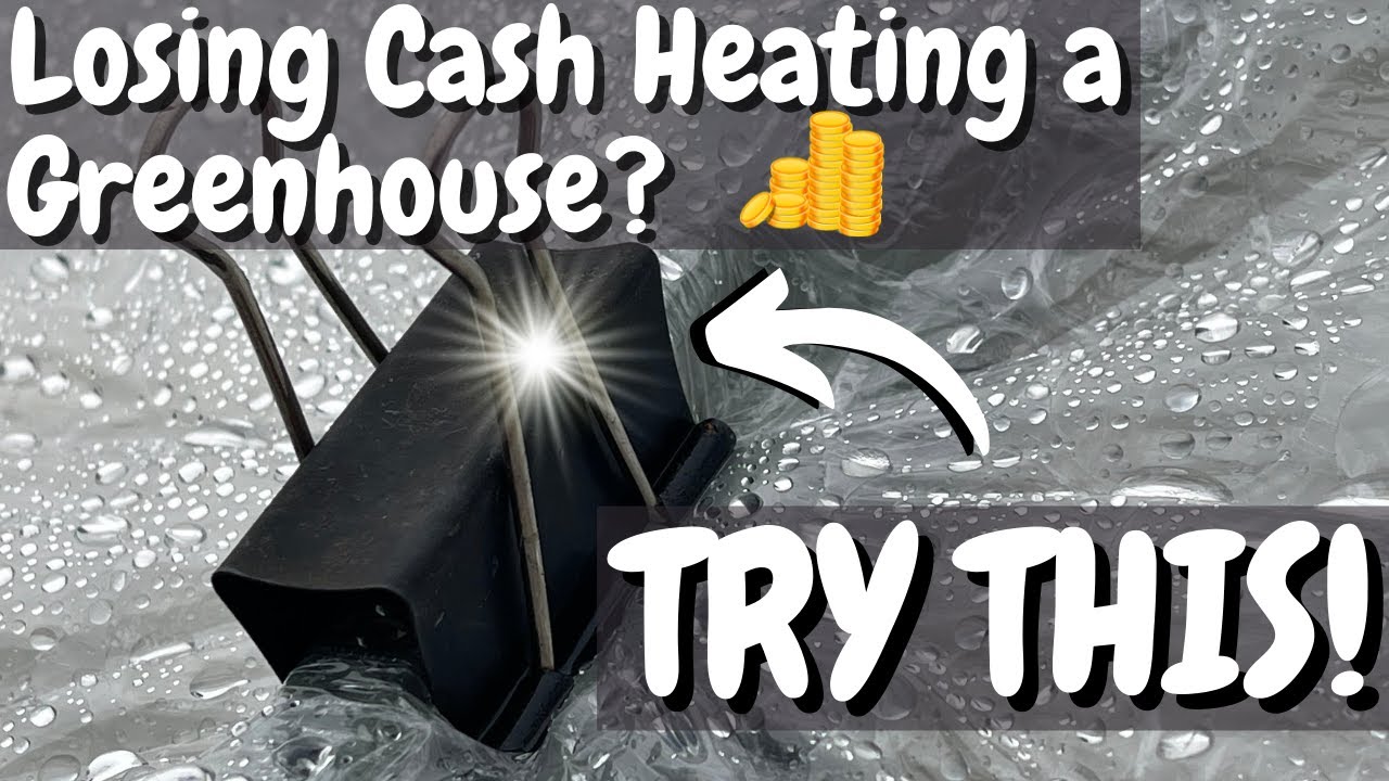 Losing CASH Heating a Greenhouse? TRY THIS!