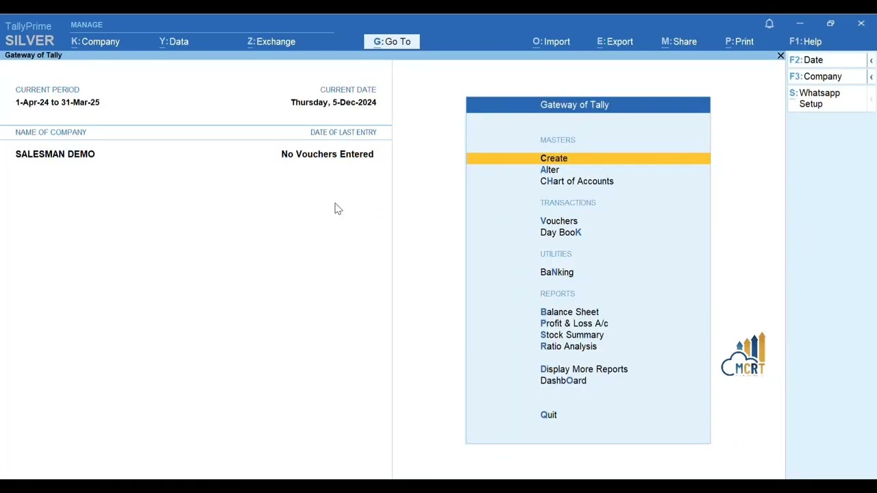 Salesman-wise Sales and Outstanding Report in Tally Prime
