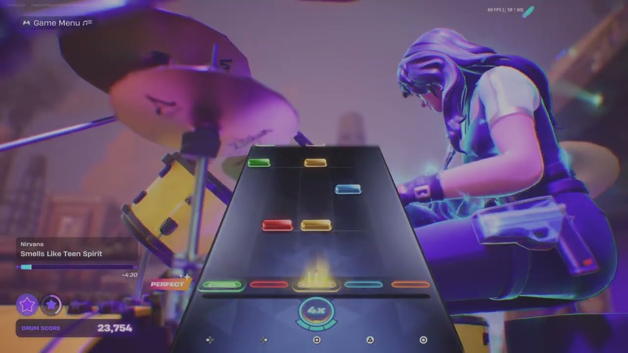 Smells Like Teen Spirit Nirvana Drums Expert 100% Fortnite Festival