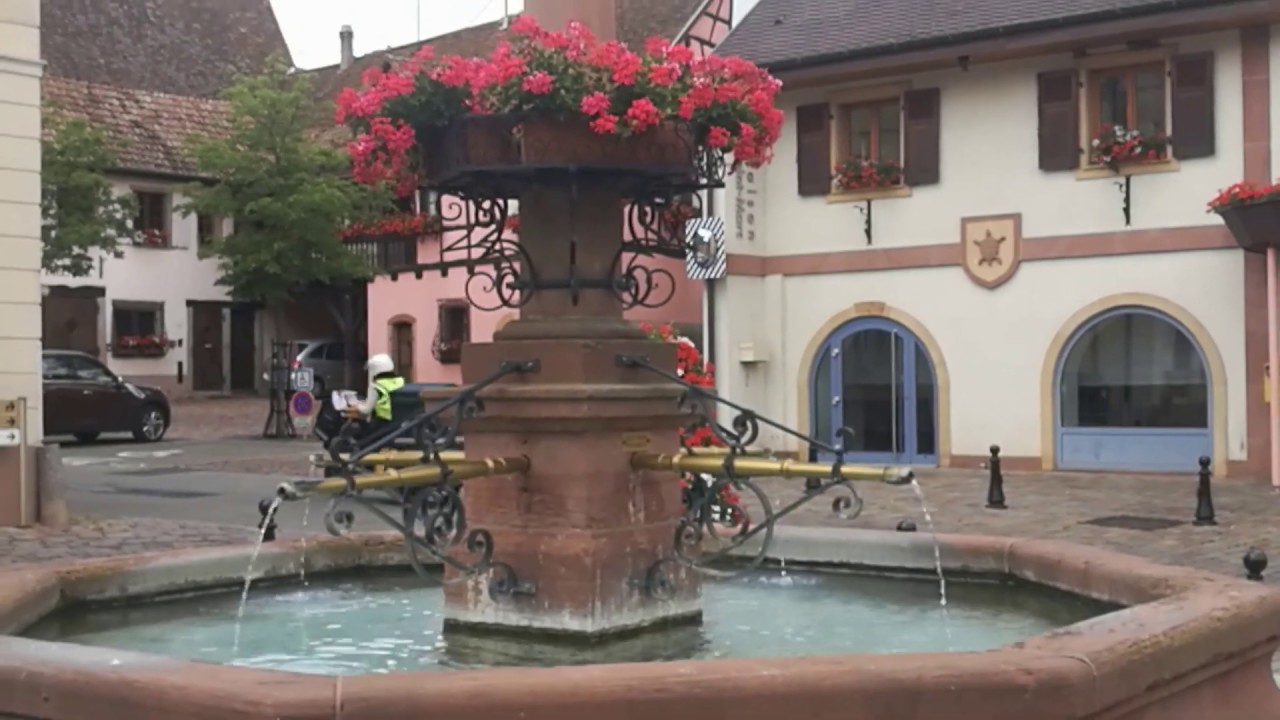 2019 - WETTOLSHEIM (Alsazia) - Centro e cantine Antoine Ehrhart e Wunsch & Mann