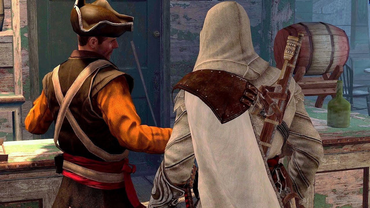 Assassin's Creed Rogue Single Sword Combat & Ezio`s Outfit In River Valley Subscriber Req Ep 105