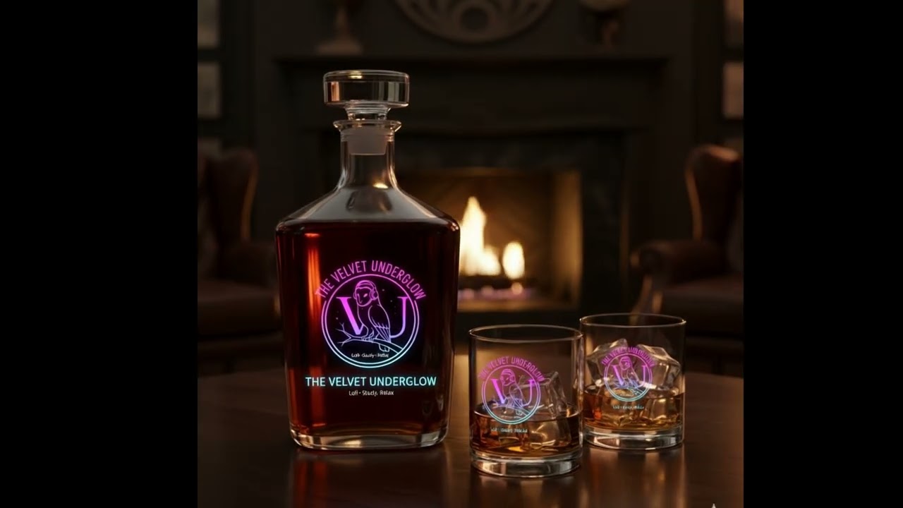 🥃 Late Night Jazz & Fireplace Glow | Moody Lofi Beats for Relaxation