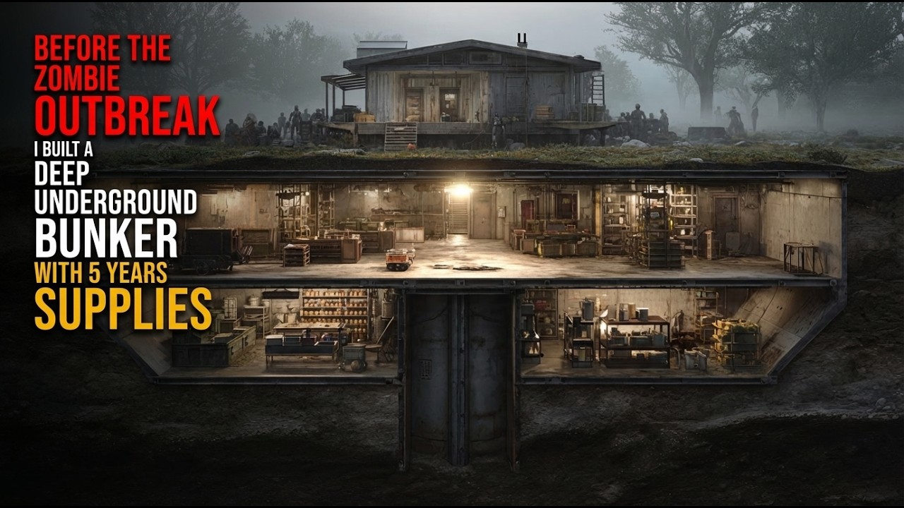 I Spent Years Building a Deep Underground Bunker Before the Zombie Outbreak Began | creepypasta