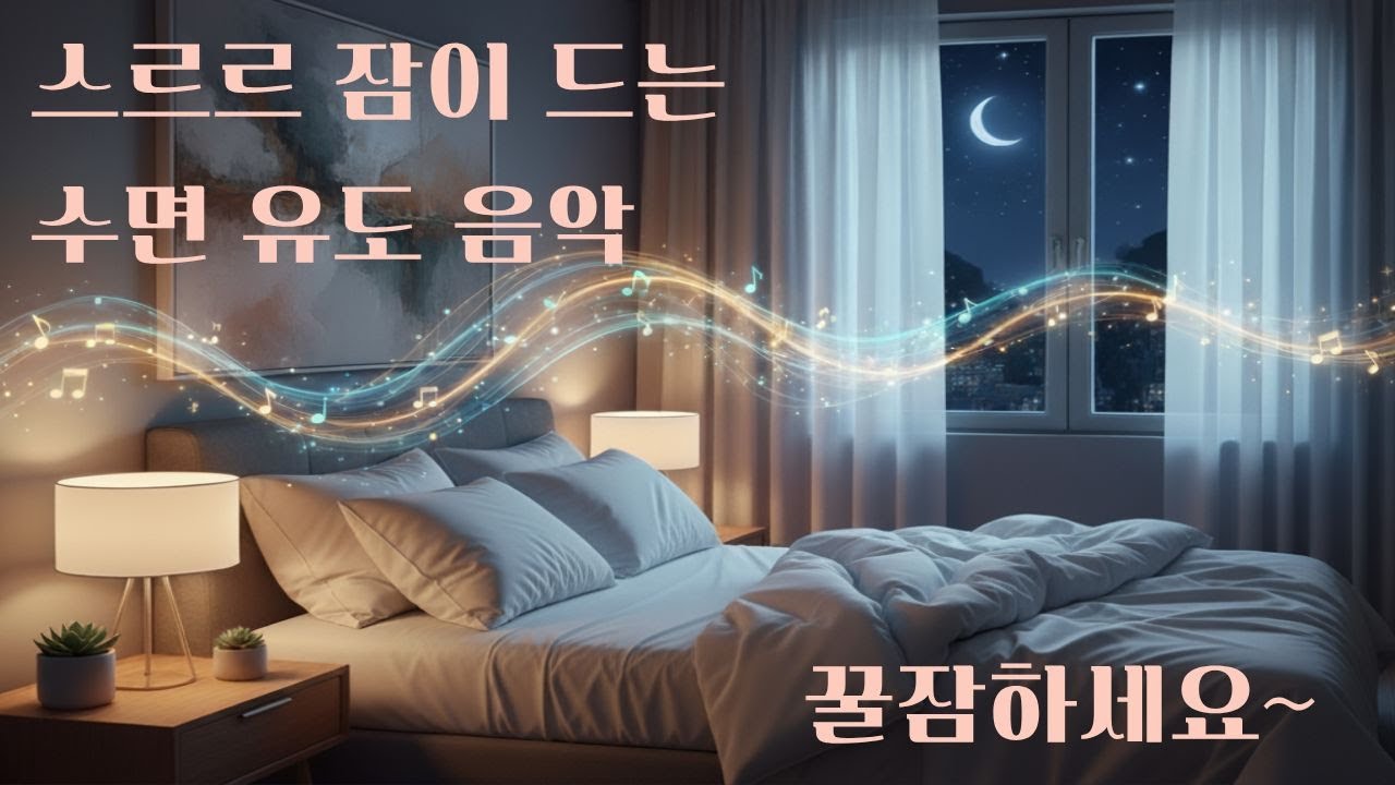 스르르 잠이 드는 수면음악, 명상음악, 스트레스 해소 음악, 불면증 치료 음악, 마음공부 음악, 마음수련 음악, Meditation music, Sleep music.