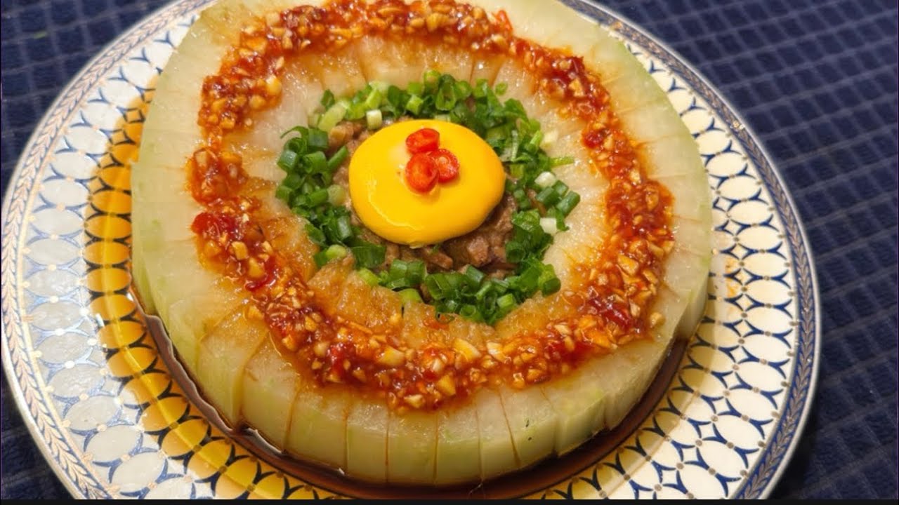 Steamed Winter Melon With Minced Pork Recipe | Joolees Vlog 