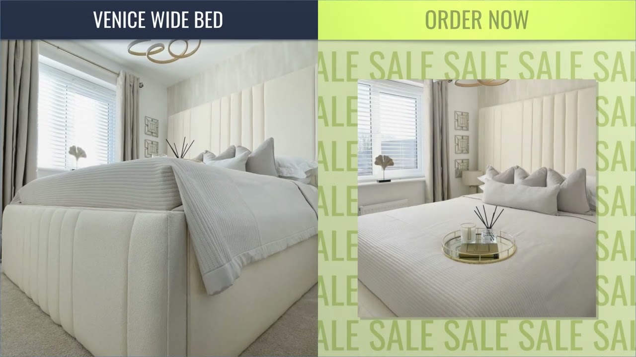 Venice Wide Bed luxurybedstore.co.uk