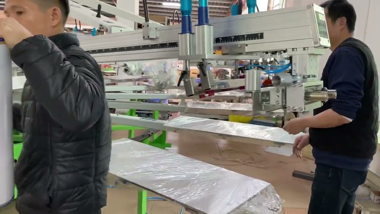 8 color 18 stations automatic screen printing machine dissembling 2