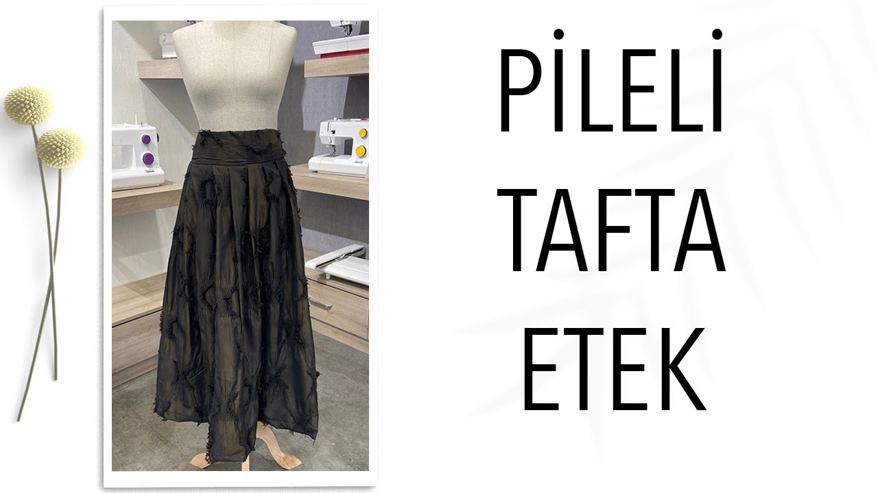 Pileli Tafta Etek - Pleated Skirt