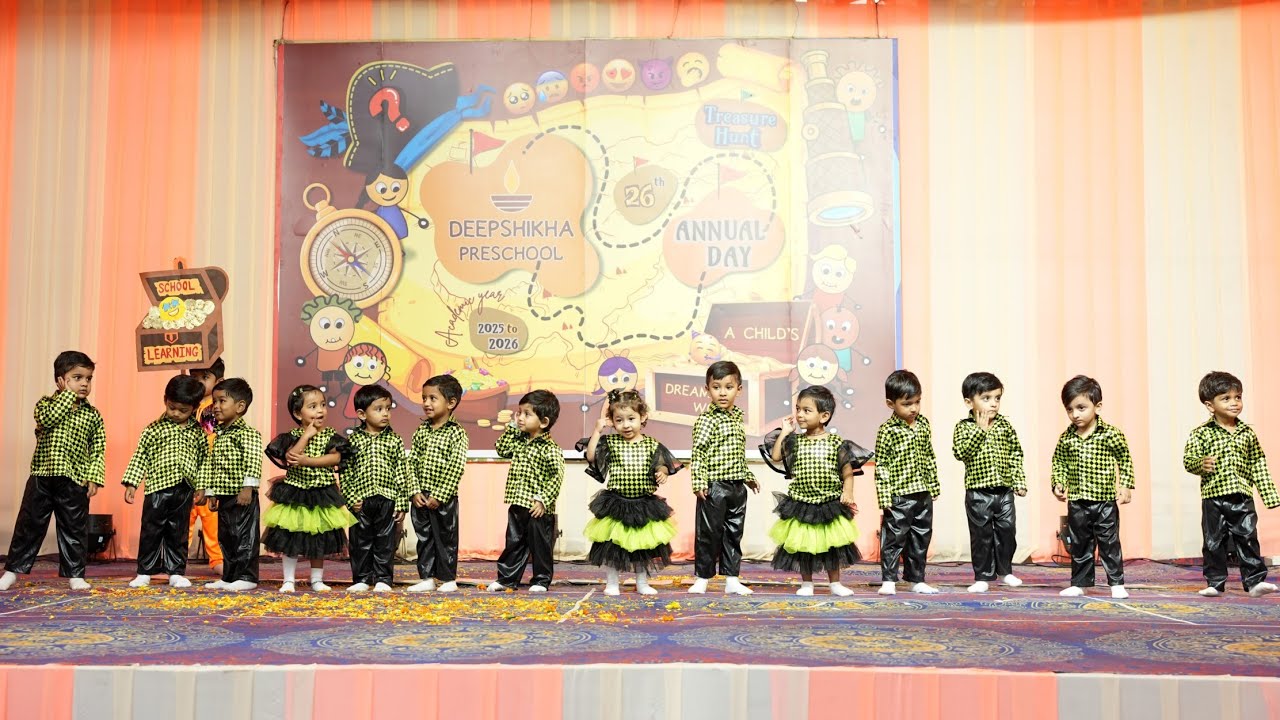 Cutest Dance Deepshikha Preschool 26th Annual Day Chhota Bachcha Sitaare Zameen par Gyaan ki Roshini