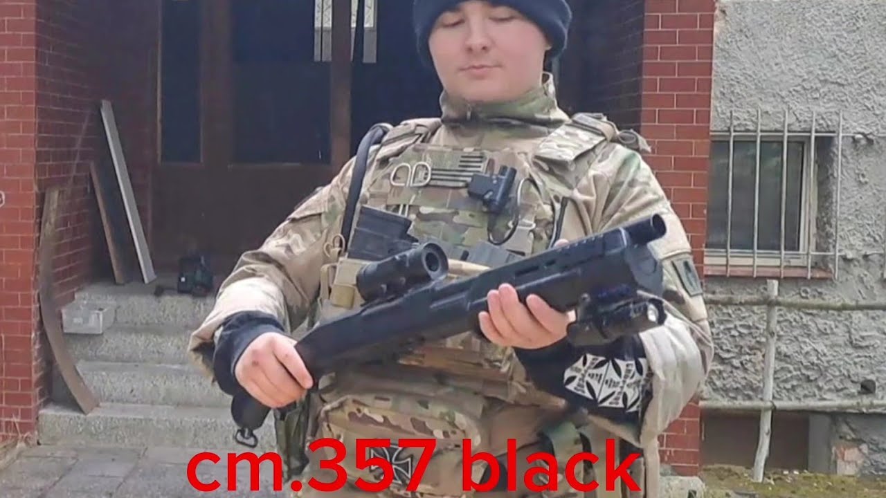 CM.357 Black - CYMA Airsoftová brokovnice