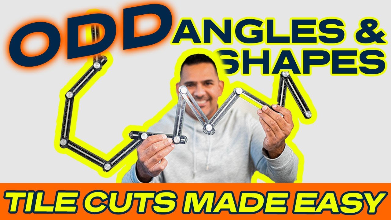 How To Cut Odd Shapes & Angles on Tile.  This tool makes it easy!