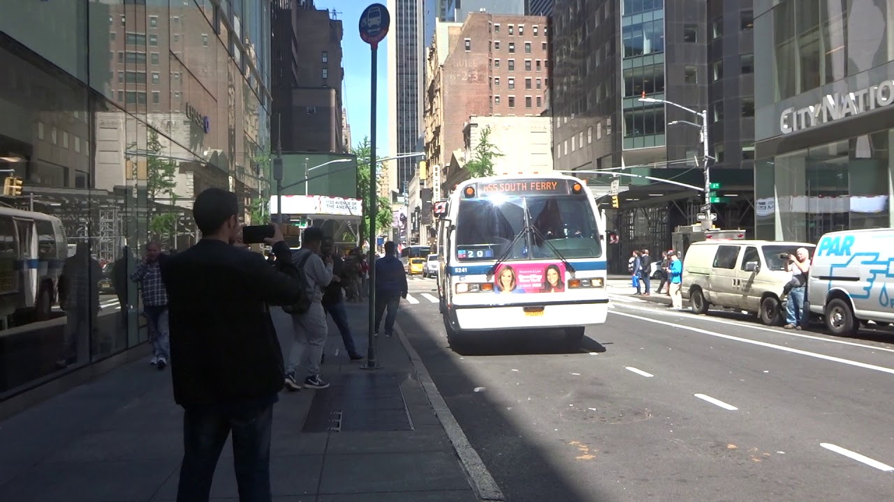MaBSTOA Last Look: Not In Service RTS # 5241 At West 44th Street & 6th Avenue