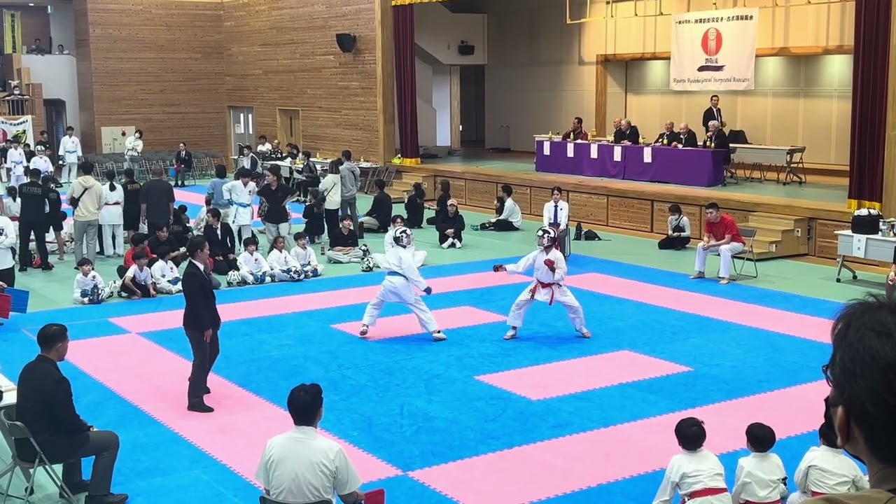 団体組手交流戦　男子準決勝　喜友名道場