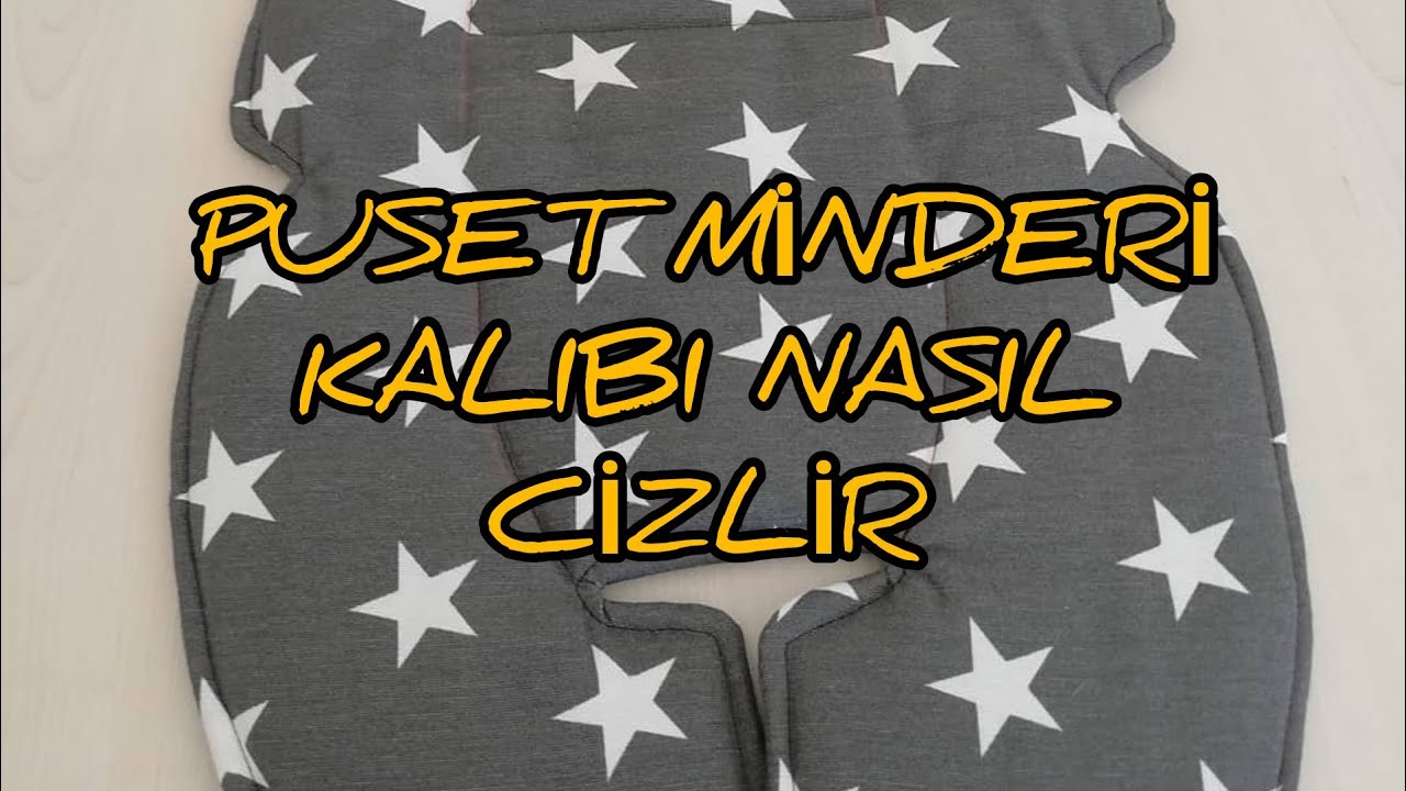 PUSET MİNDERİ KALIBI NASIL CİZİLİR