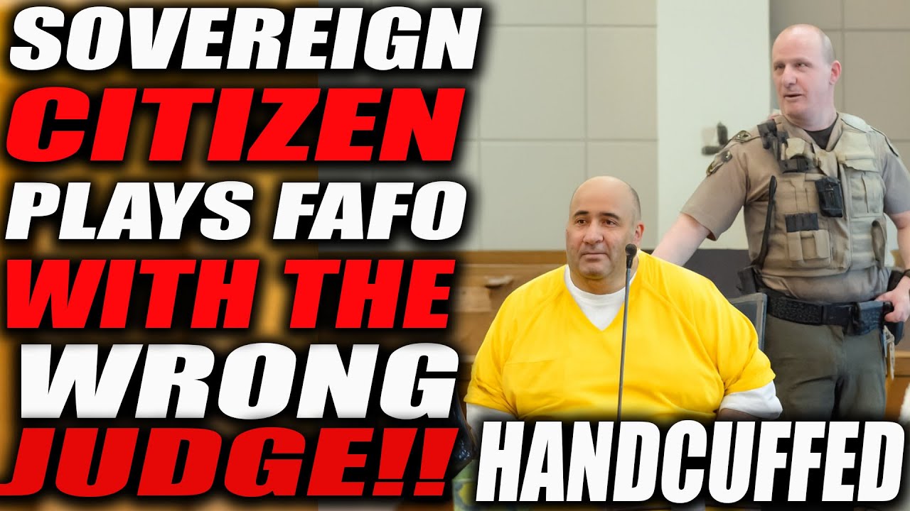 Sovereign Citizen STUNNED as Judge EXPOSES Him and Orders Jail