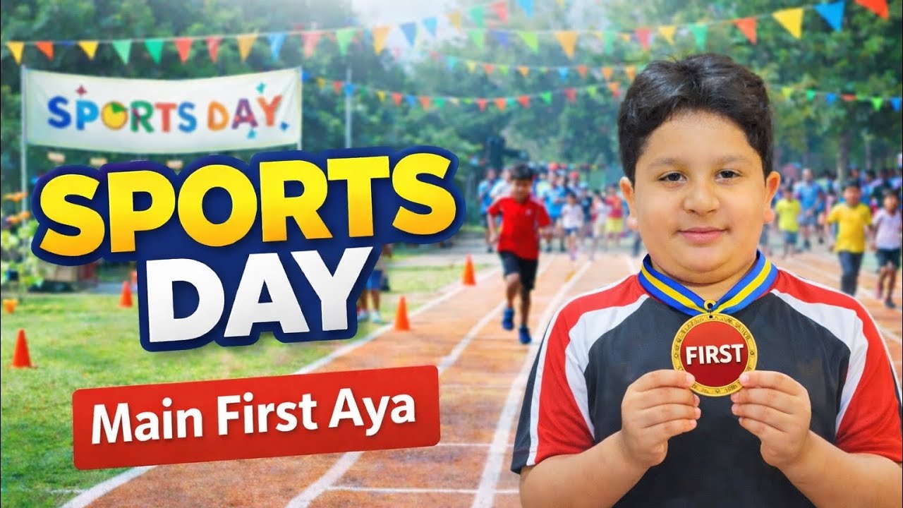 sports day‼️main FIRST aya🥇| Moro Vlogs