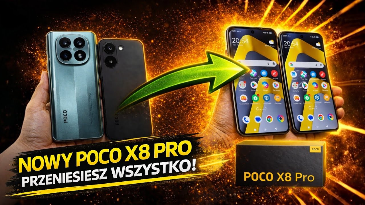 Nowy POCO X8 Pro &ndash; jak przenieść dane ze starego telefonu?