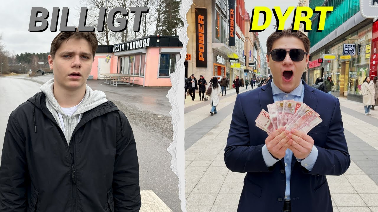 BILLIGT VS DYRT. FÖRORTEN VS STORSTAN