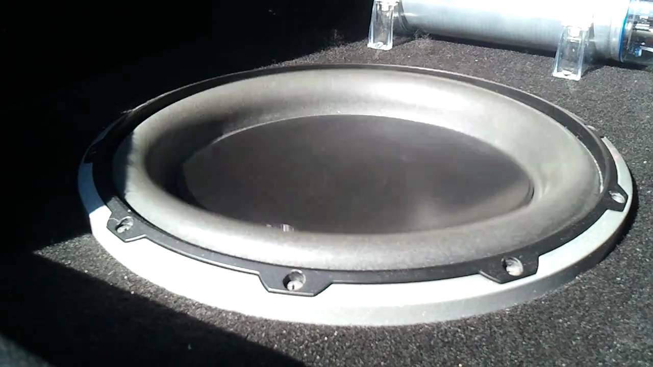 JL Audio 12w6v2 Bass Excursion