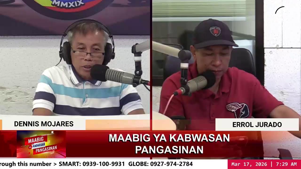 Maabig Ya Kabwasan Pangasinan   TUESDAY, March 17, 2026