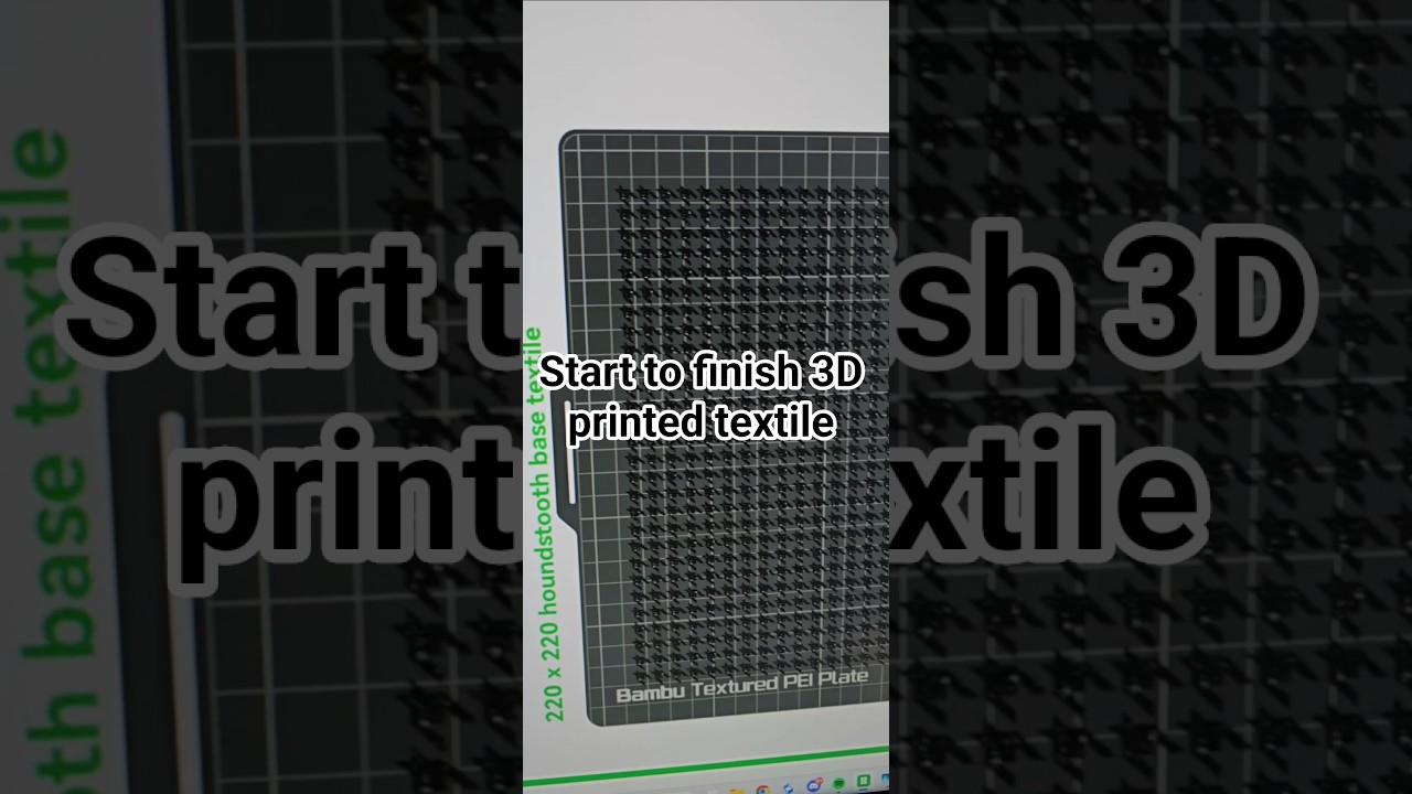 Как использовать принтер Bambu Lab для создания 3D-печатного текстиля?