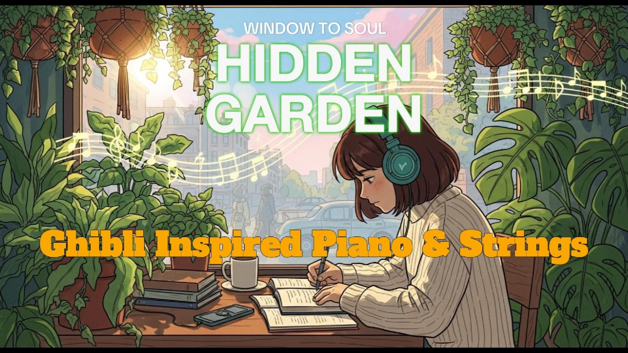1 Hour of Nostalgic Ghibli-Style Piano & Strings | Window to Soul